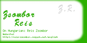 zsombor reis business card